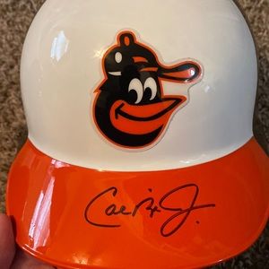 Full sized Cal Ripken Jr autographed Orioles helmet